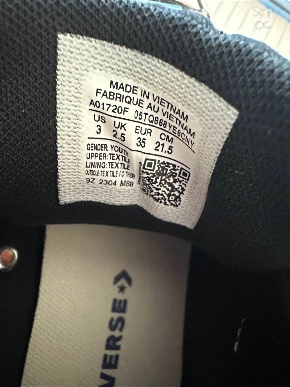 Kids Converse Classic Black Sneakers